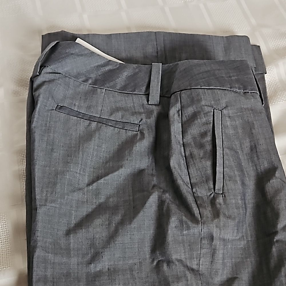 Banana Republic Women's Mid-Rise Flared Pants Gray Size 0 - Picture 16 of 16